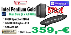 Intel Pentium Gold Dual Core G6400