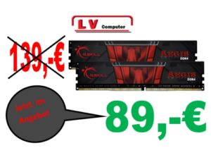 GSKILL Aegis F4-3000C16D-32GISB 32GB